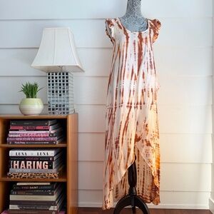 Stark X Tie Dye High Low Maxi Dress size XS